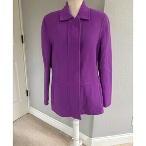 JONES NEW YORK Purple Jacket Size L